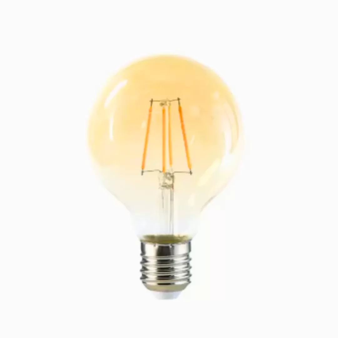 Ampolleta Globo Led Vintage 6w watt E27 Luz Calida 3000K G80